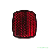 Catadioptre garde boue arrière Wispeed T855 avec réflecteur rouge et bord noir