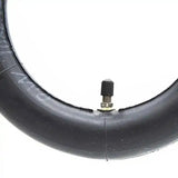 Chambre à air 10x2,125 pour trottinette électrique avec valve droite, en caoutchouc noir