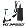 Chargeur 36V 2A Wispeed pour trottinettes Wispeed, compatible avec le chargeur 36v