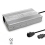 Chargeur rapide 60V LP16 pour trottinettes électriques avec câble d’alimentation en argent