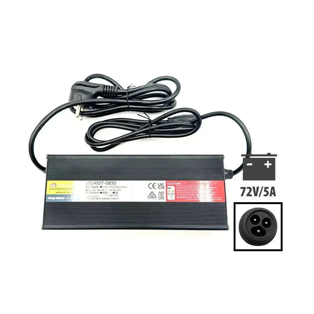 Chargeur rapide Dualtron 72V 5A avec prise LP-16 officielle, minimotors officiel