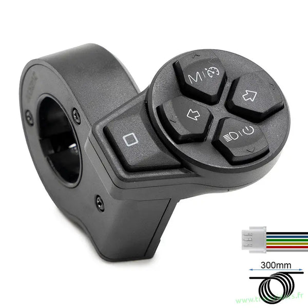 Bouton de commande noir Commodos ZT3 Pro Officiel pour Segway Ninebot ZT3 Pro