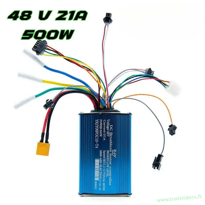 Contrôleur de moteur sans balais 36V 48V 500W 30A pour vélo électrique Scooter moto réparation accessoires de conversion Contrôleur de moteur sans balais 36V 48V 500W 30A pour vélo électrique Scooter moto réparation accessoires de conversion