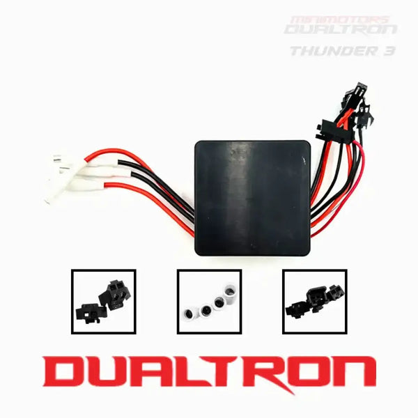 Contrôleur led Dualtron Thunder noir avec fils et connecteurs pour scooter électrique