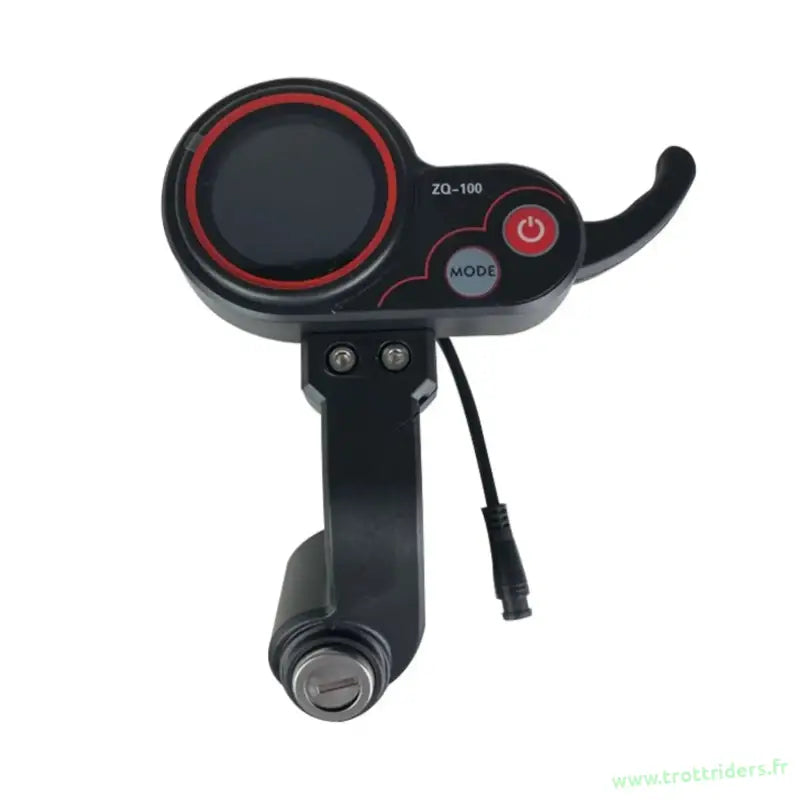 Panneau de contrôle avec écran display ZQ-100 et contacteur à clé pour trottinette électrique