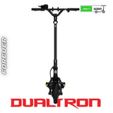 Scooter électrique noir Dualtron Forever 60V avec autonomie élevée, trottinette électrique Dualtron