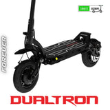Scooter électrique noir Dualtron Forever 60V avec autonomie élevée, trottinette électrique Dualtron