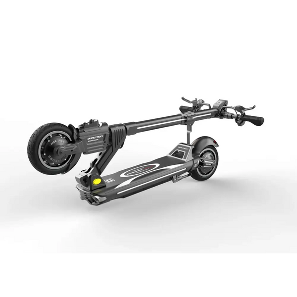 Scooter électrique Dualtron Pop 14Ah noir plié, performance exceptionnelle et design moderne