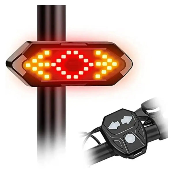 Feu arrière LED clignotant pour trottinette électrique avec signal lumineux et remote