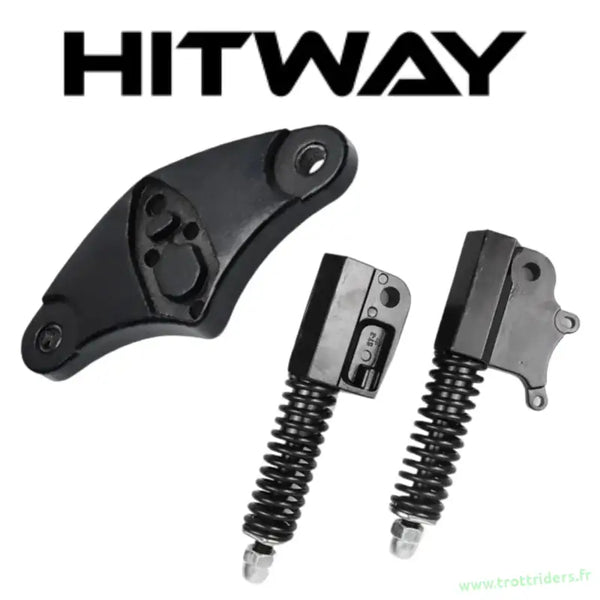 Composants de suspension de trottinette Hitway pour fixation plaque Fourche Hitway