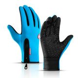 Gants tactiles B-forest et gants d’hiver avec écran tactile, bleu et noir