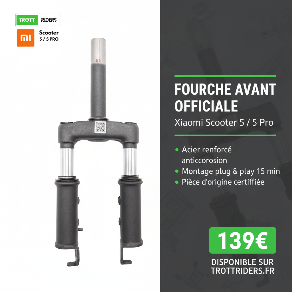 Image marketing Facebook - Fourche Avant Xiaomi Scooter 5/5 Pro