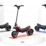 Trottinette électrique Rovoron R7 V2 60V 28Ah noire, tout-terrain double moteur