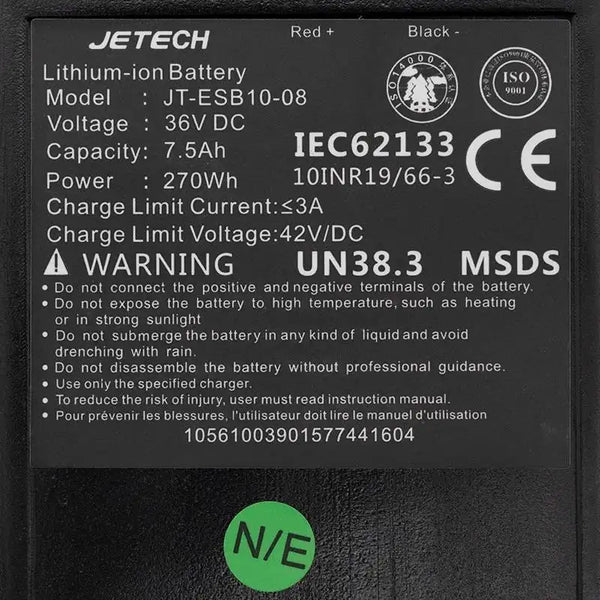 Batterie Urban Glide 36V 7,5Ah Lithium-Ion