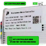 Kit Contrôleur S886 24/36/48V 13A 250/350/500W pour Trottinettes Électriques - Trott-Riders