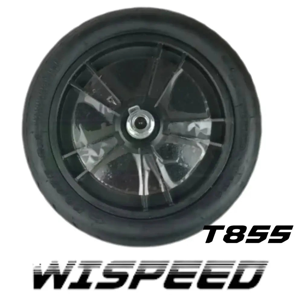 Roues noires à rayons pour Moteur Wispeed T855 compatible avec trottinette électrique
