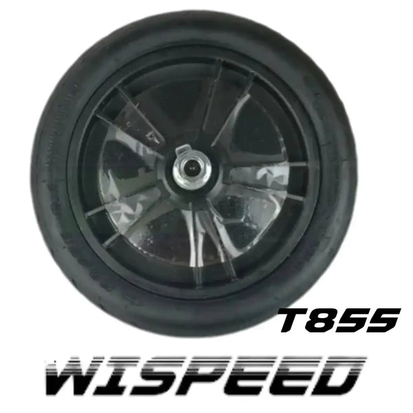 Roues noires à rayons pour Moteur Wispeed T855 compatible avec trottinette électrique