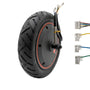 Roue motrice Xiaomi Electric Scooter 5 Max avec pneu tubeless Yuanxing 60/70-6.5, vue de face