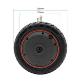 Profil latéral pneu tubeless Yuanxing 60/70-6.5 10 pouces pour Xiaomi 5 Max, vue de côté