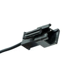 Connecteur électrique en plastique noir pour phare LED avec klaxon 12-72V sur trottinette électrique