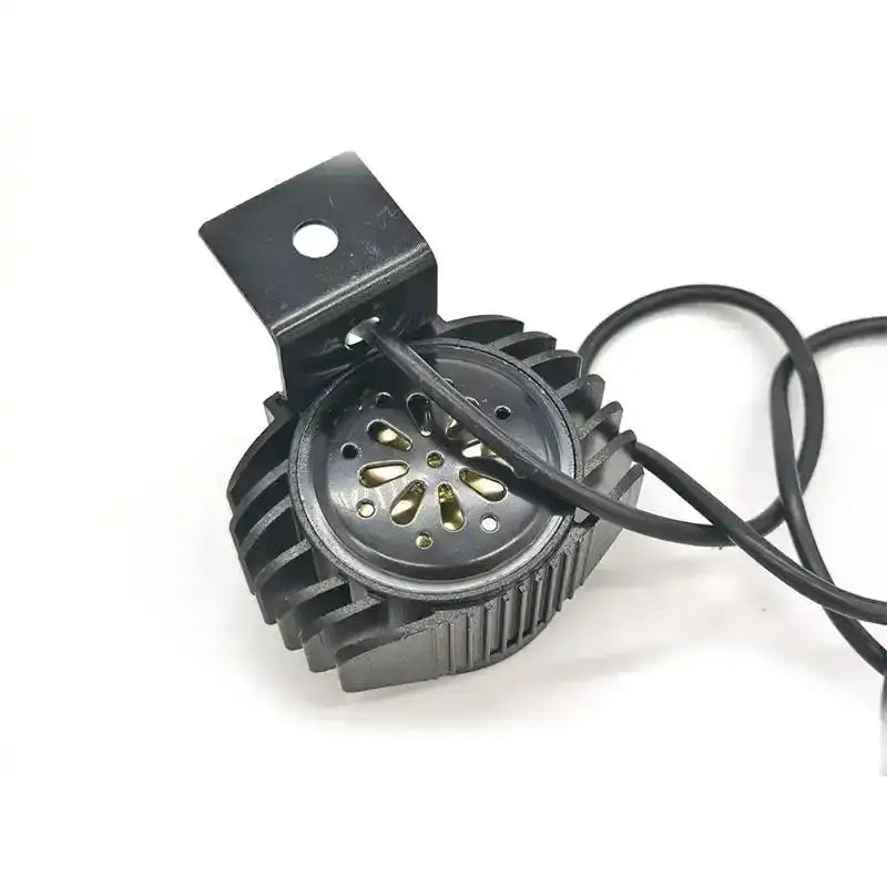 Phare LED avec klaxon 12-60V, éclairage pour trottinette électrique, montage inclus
