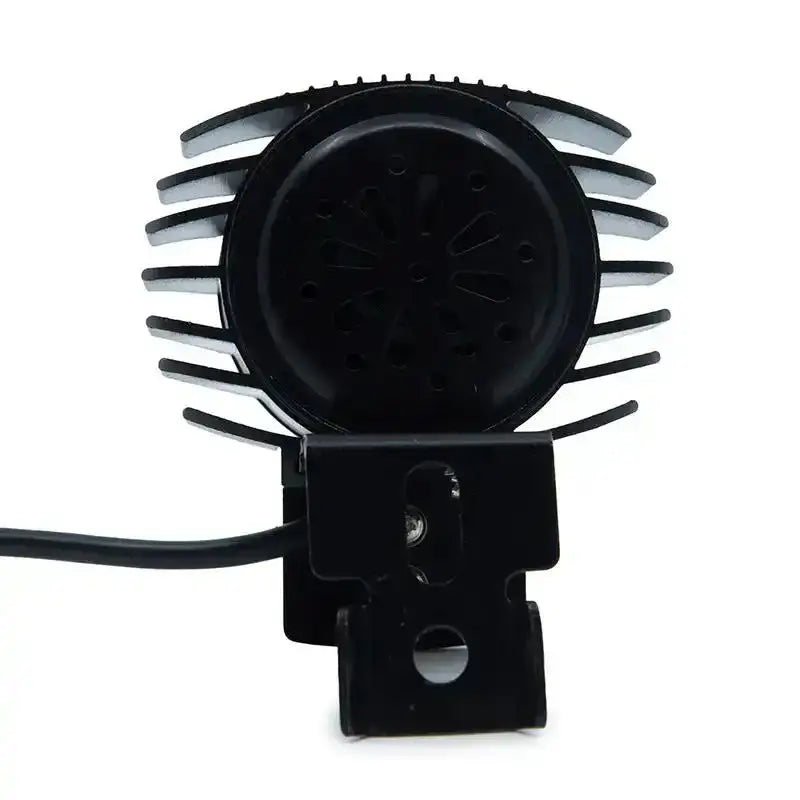 LED noir avec dissipateur thermique pour Phare LED avec klaxon intégré trottinette électrique