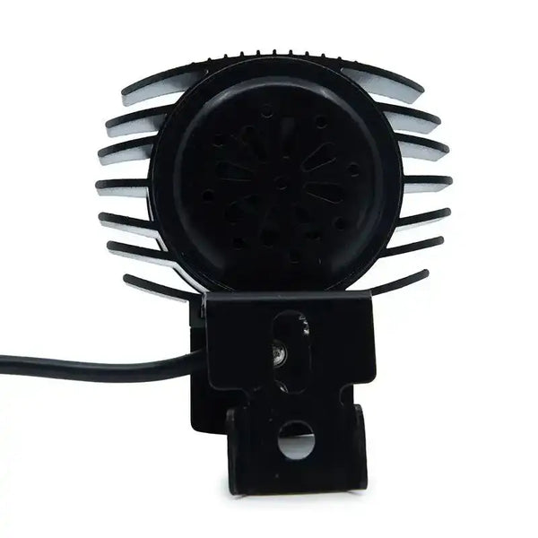 LED noir avec dissipateur thermique pour Phare LED avec klaxon intégré trottinette électrique