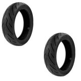 Deux pneus noirs pour Ninebot Segway P65, pneus route trottinette pour conduite confortable