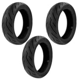 Trois pneus moto noirs pour Pneu Route Trottinette Ninebot Segway P65 Confortable