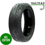 Pneu scooter noir 10x2, pneu tubeless livraison gratuite mondial relay pour commande passée jour ouvré