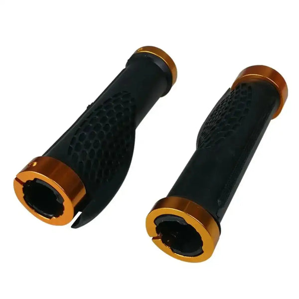 Poignées silicone vélo noires et dorées, pièces détachées trottinette électrique à acheter