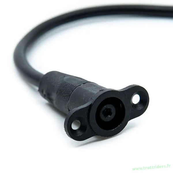 Connecteur d’alimentation noir avec brides de fixation pour officiel Kukirin, pièces détachées trottinette électrique