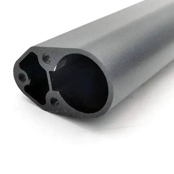 Extrusion en aluminium grise pour potence Urbanglide axe 19x16mm 51cm avec trous filetés