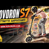 Vidéo officielle de la trottinette électrique Rovoron S7 84V 37Ah