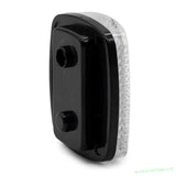 Reflecteur rectangulaire noir et transparent, pièce détachée pour trottinette électrique