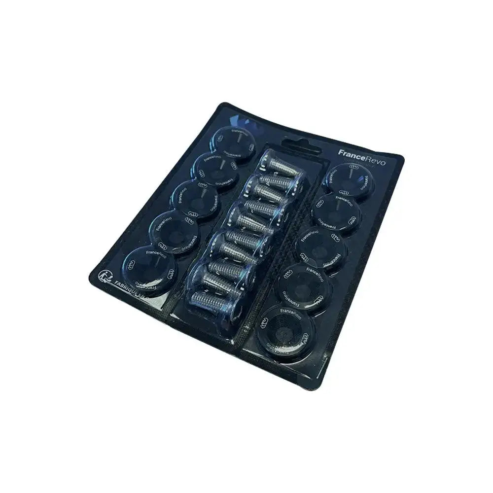 Blister noir de vis et rondelles pour trottinette électrique Rondelles de deck x10