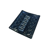 Blister noir de vis et rondelles pour trottinette électrique Rondelles de deck x10