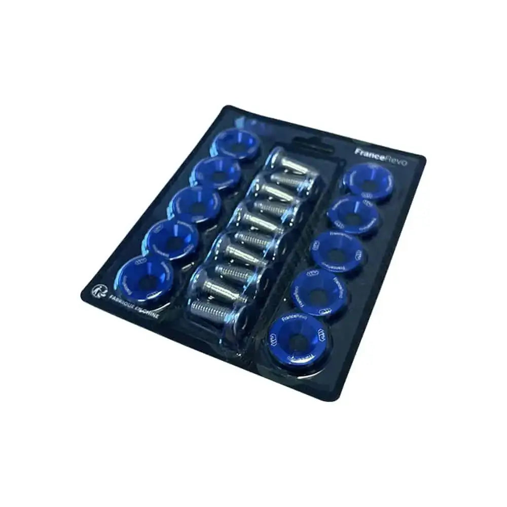 Washers et boulons anodisés bleus pour trottinette électrique, touche personnelle
