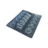 Pack noir de rondelles de deck x10 pour trottinettes électriques avec touche personnelle