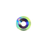 Iridescent metal washer for trottinette électrique with touche personnelle, 10 pcs