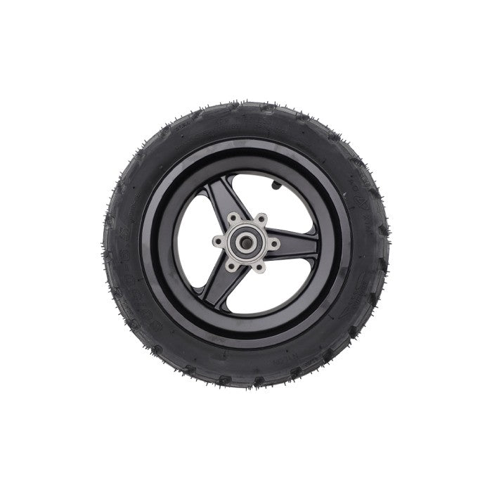 Détail du pneu tubeless 10 pouces de la roue avant Kukirin T3