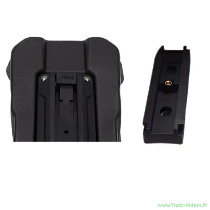 Composants de porte-bagages noir pour trottinettes électriques Sacoche Wildman 4,5L attache rapide