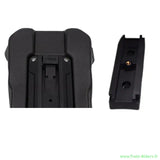 Composants de porte-bagages noir pour trottinettes électriques Sacoche Wildman 4,5L attache rapide