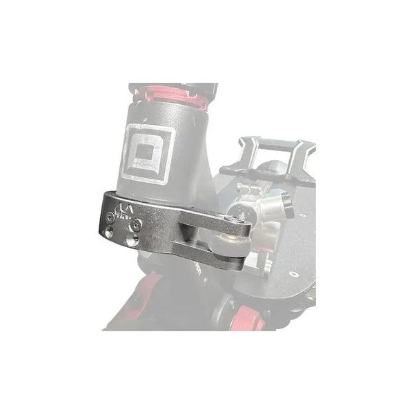 Support amortisseur de direction Dualtron en métal argenté pour trottinette électrique