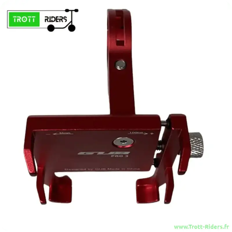 Support téléphone GUB Pro 3 en métal rouge pour vélo, compatible téléphone GUB Pro