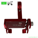 Support téléphone GUB Pro 3 en métal rouge pour vélo, compatible téléphone GUB Pro