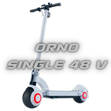 White electric scooter Trottinette électrique Orno Single 48V pour liberté urbaine