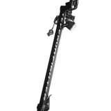 Scooter électrique noir TEVERUN FIGHTER ONZE avec phare, trottinette électrique innovante 60V 26AH