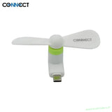 Ventilateur USB C blanc pour téléphone, compatible pièces détachées trottinette électrique